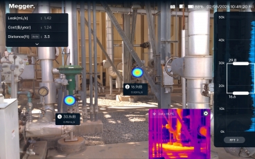 超聲波熱成像二合一部份放電及氣體洩漏檢測儀 超聲波熱成像二合一部份放電及氣體洩漏檢測儀