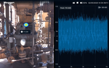 超聲波熱成像二合一部份放電及氣體洩漏檢測儀 超聲波熱成像二合一部份放電及氣體洩漏檢測儀